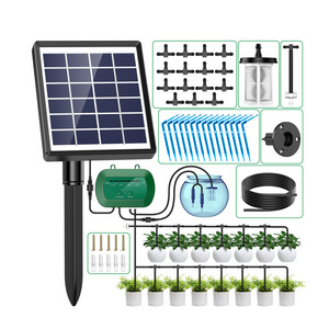 Solar Irrigation System for Garden Watering System Drip Irrigation Kit for Potted Plants Supported Automatic Watering System