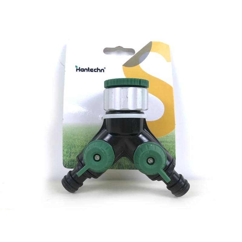 4 Way Garden Hose, Splitter with 2 Quick Connectors For Outdoor Drip Irrigation Watering System Tap Connector Hose Splitter/