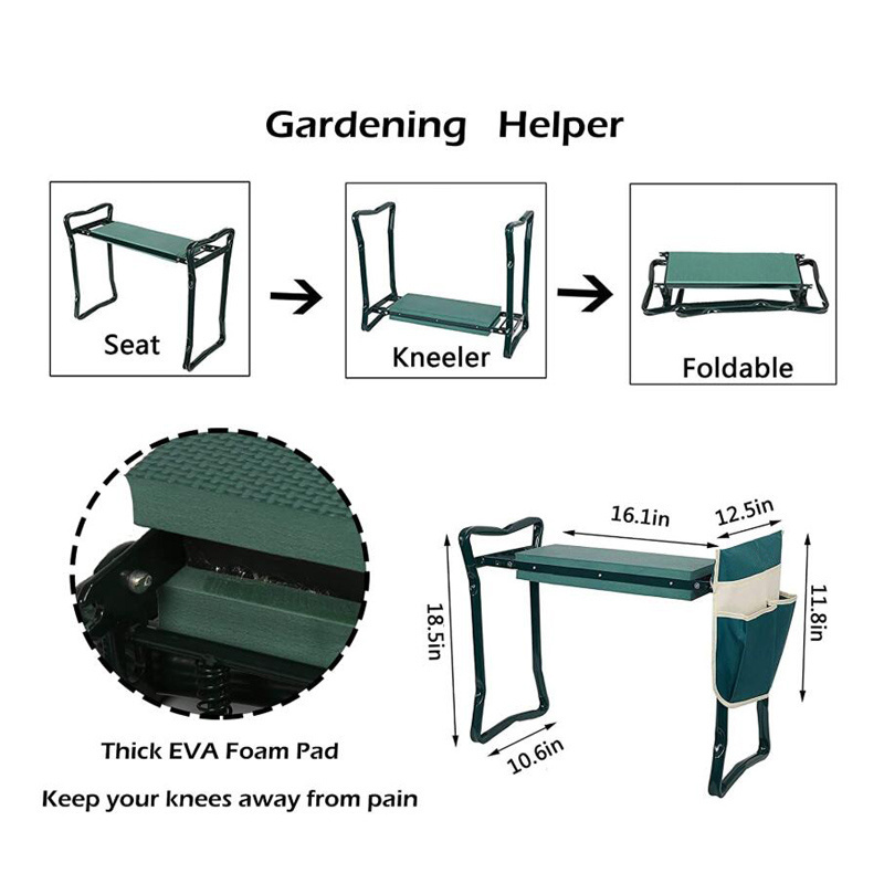 cheap garden kneeler and seat Garden kneeler with EVA GARDEN TOOL