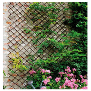 natural foldable bamboo grid, trellis 90cm Height 240cm wide Portable Plant Climbing Expanding Trellis Wooden Garden Fence/