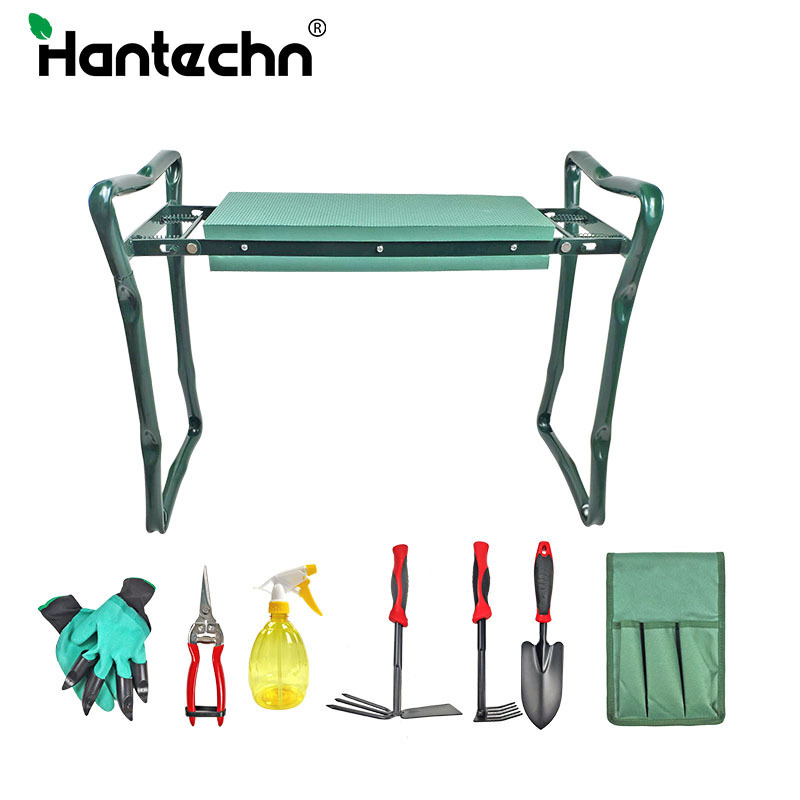 Foldable Garden Stool Heavy Duty Gardening Bench for Kneeling and Sitting to Prevent Knee & Back Pain Garden Kneeler and Seat