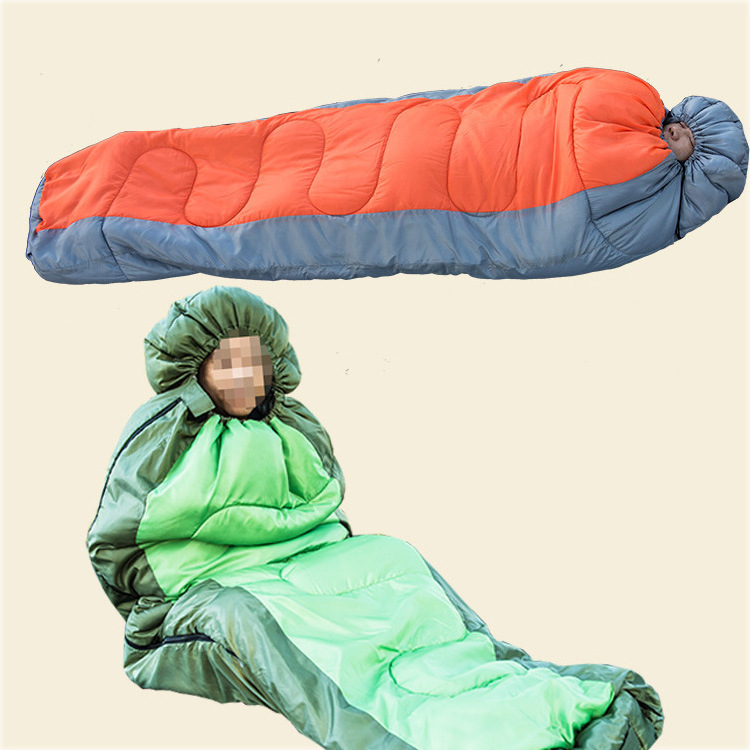 2 In 1 Outdoor Hammock Sleeping Bag Camping Duck Down 210t Nylon Hammock Envelope Style Insulation Underquilt Sleeping Bag Mummy