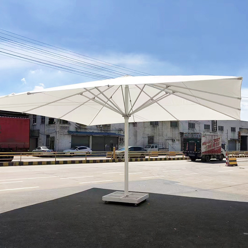 Modern 6 Meters Outdoor Commercial Sunshade Umbrella Park Events Leisure Courtyard Center Column Leisure Exhibition Umbrella