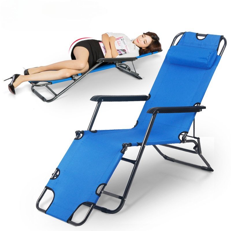 Hot Selling Outdoor Foldable Bed Office Simple Nap Recliner Camping Fishing Lounge Chairs Portable Lightweight Beach Chairs