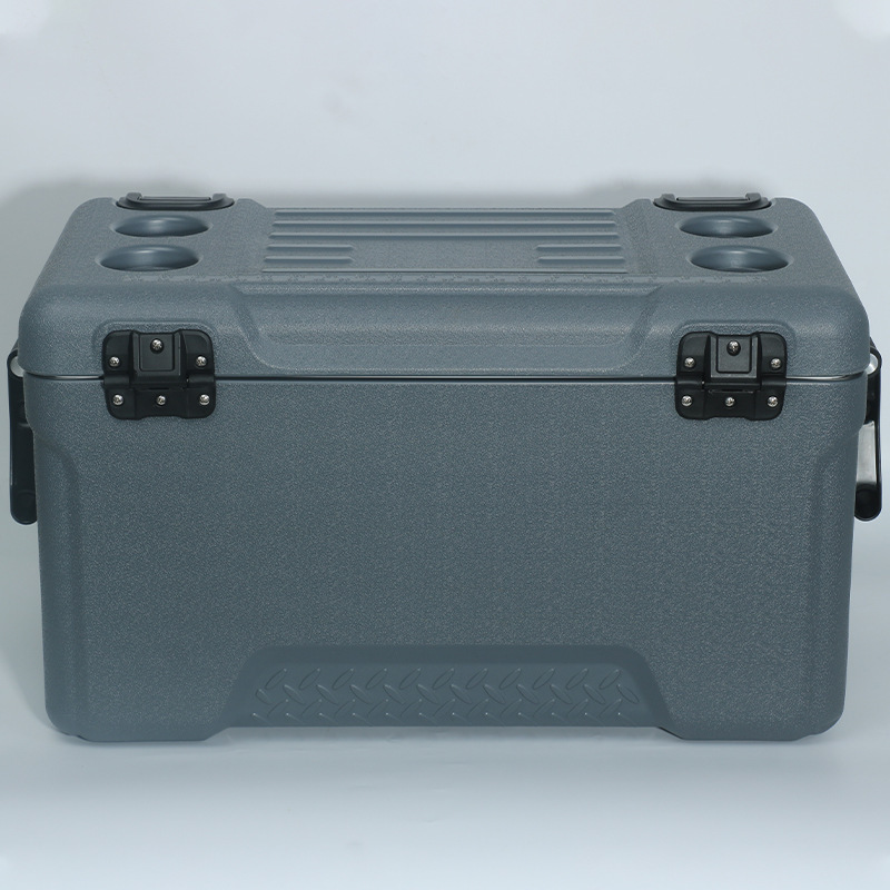 42L Large-Capacity Car Outdoor Ice Chest Cooler Box Commercial Food Cooler Freshness Box Bottle Beer Cooler Box with Handle