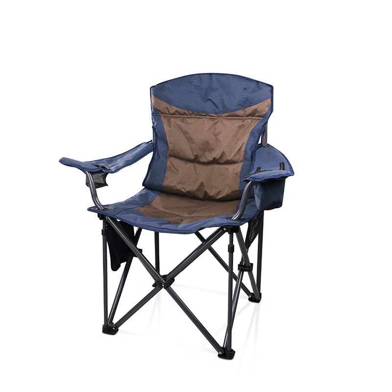 relaxing travel  portable high Quad folding outdoor camping recliner chair with carry bag