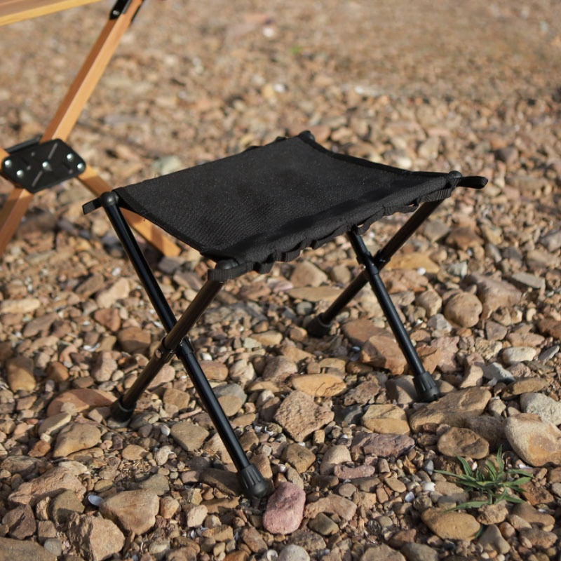 Wholesale High Quality Black Oxford Cloth Fishing Chairs Telescopic Mini Outdoor Portable Folding Camping Picnic Beach Chair