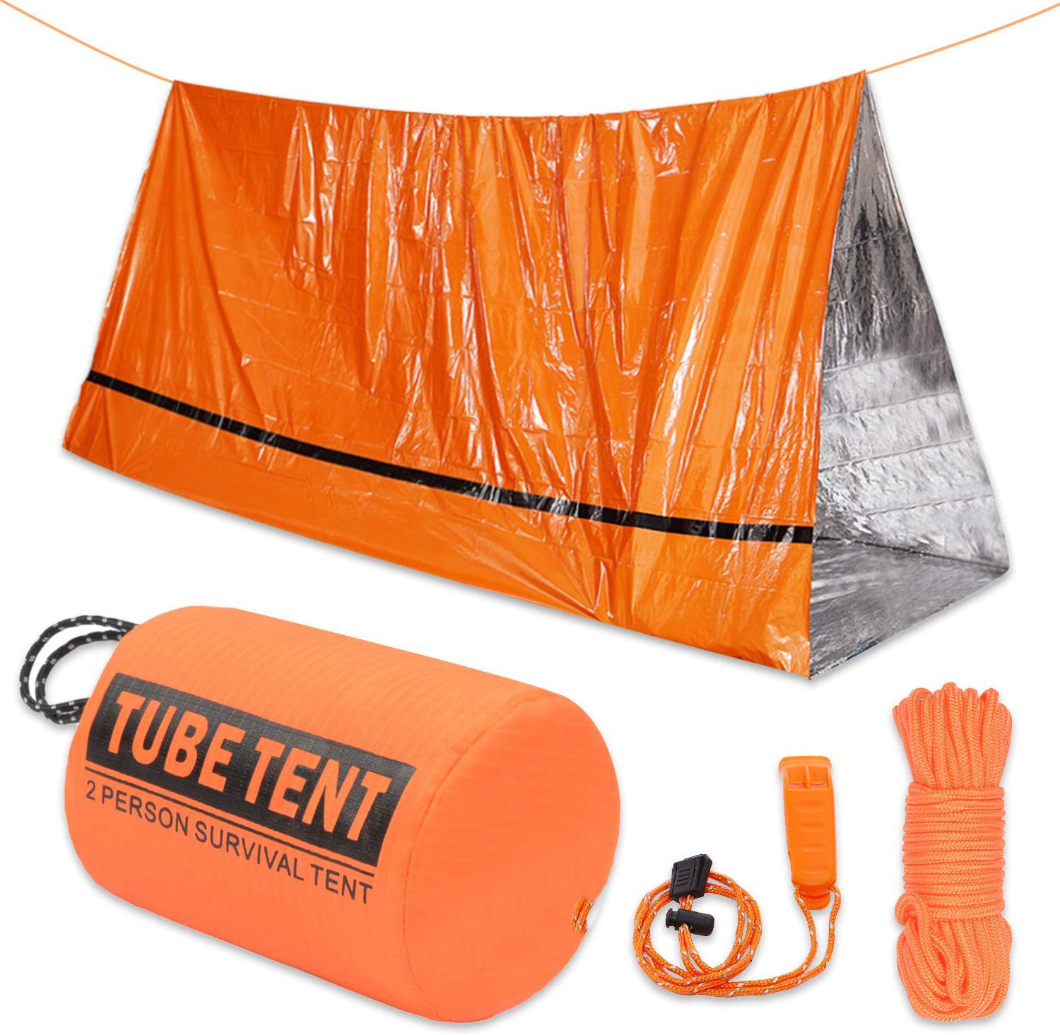 Oem Customized Life Waterproof Tent Emergency Survival Shelter 2 Person Outdoor Tent Survival Emergency Thermal Shelter Tent