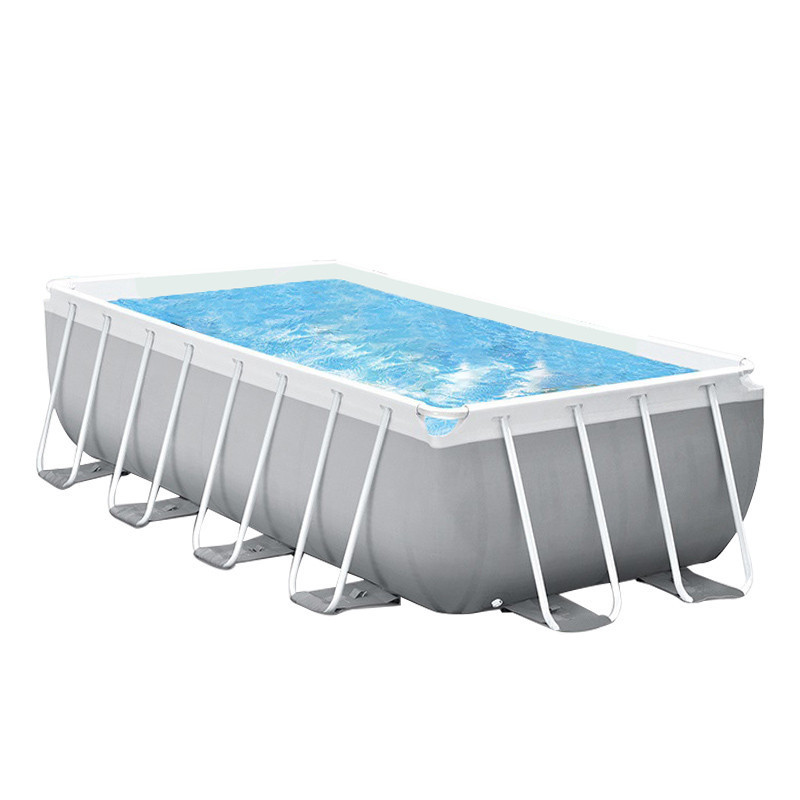 High Quality Intex Square Pool Large Family Outdoor Piscina Rectangular Metal Frame Inflatable Above Ground Swimming Pool