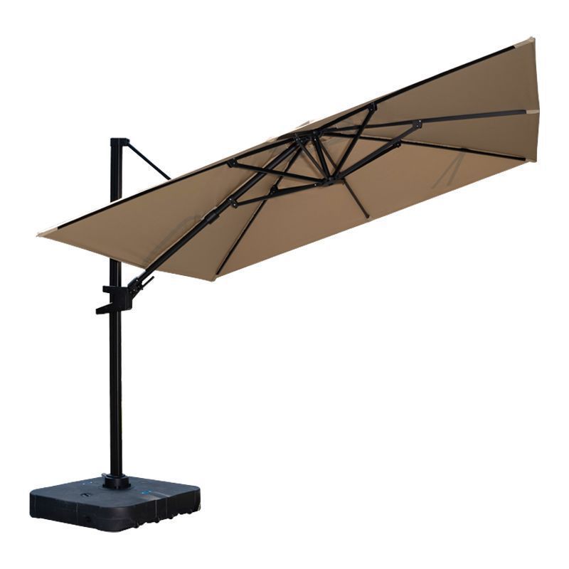 High Quality Garden Umbrellas 2.7m Aluminum Frame Sunshade Garden Patio Parasolss With Solar Lights