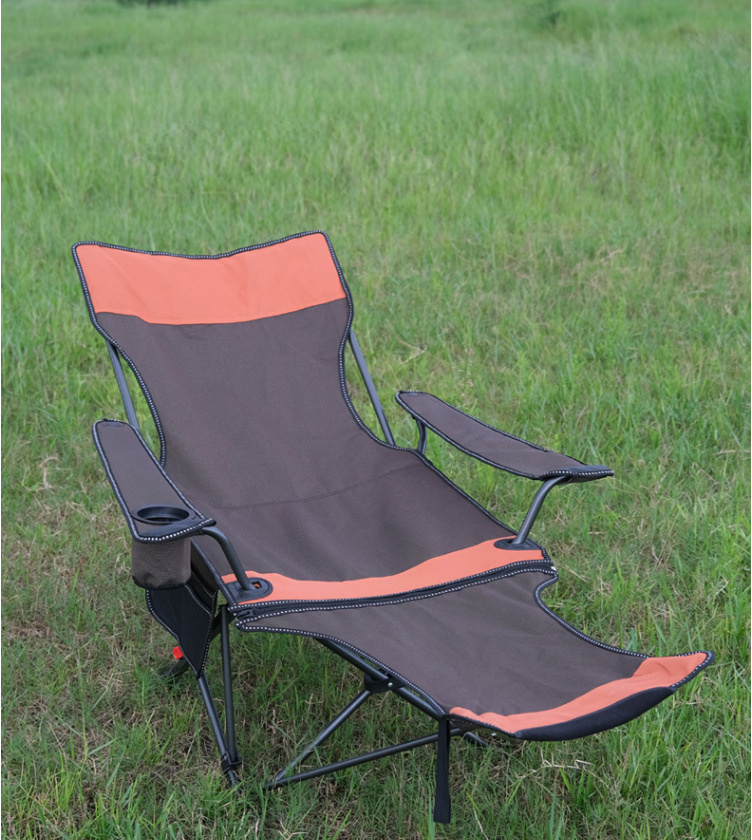 Outdoor Customizable Camping Dining Folding Recliner Sitting and Lying Dual-Use Portable Beach Chair Adjustable Fishing Chair