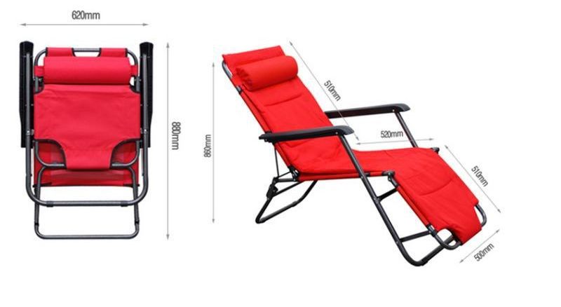 Hot Selling Folding Sea Beach Chair High Quality Adjustable Low Chaise Lounge Chair Lazy Outdoor Camping Zero Gravity Chairs