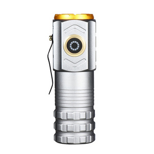 New Mini LED Torch Strong Light Flashlight Pocket Mini Portable Multifunction LED Torch Rechargeable Flashlights With Magnetism