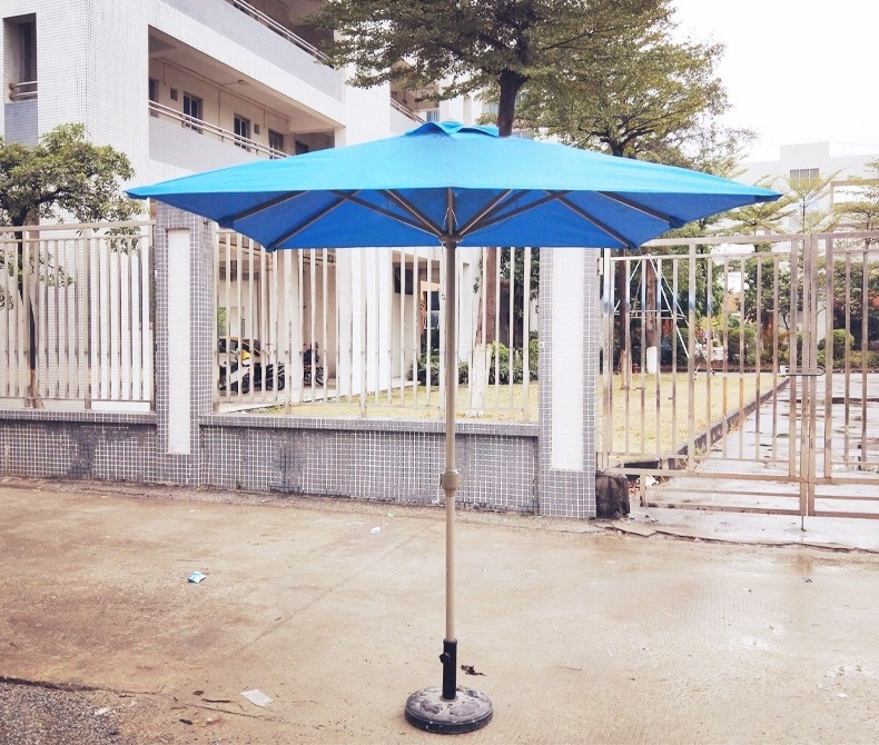 Modern 3-Meter Aluminum Alloy Open-Air Sunshade Thicker Commercial Outdoor Patio Beach Stylish Column Garden Furniture Umbrella