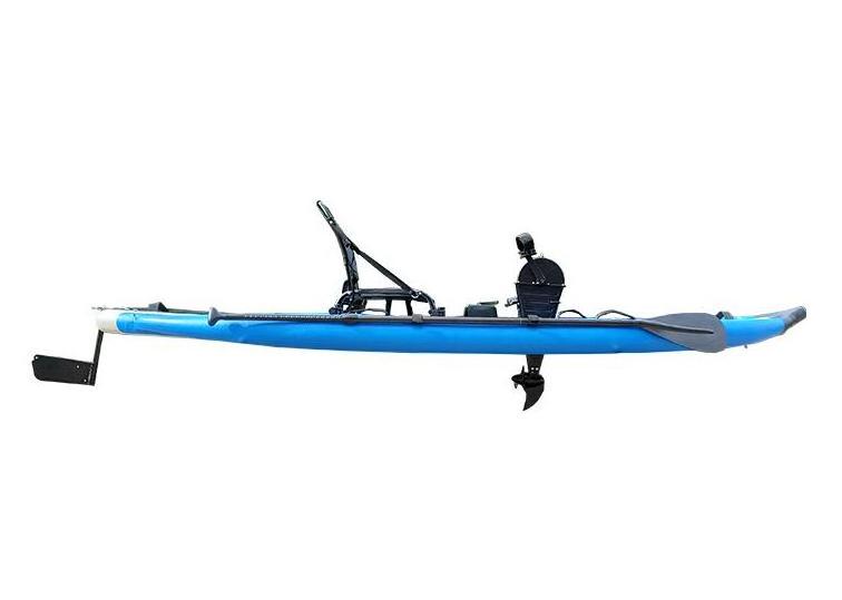 Customized 11 Feet Inflatable Fishing Kayak For Sale Surfing All Drop Stitch Foot Drive Pedal Kayak Sup Inflatable Pedal Board