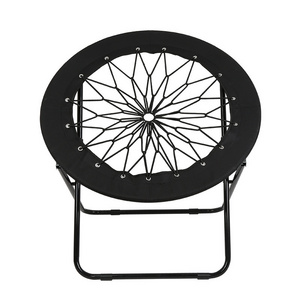 Durable Outdoor Camping Leisure sports Moon Chair Round Bungee Chair High Elastic Cord Beach Chair