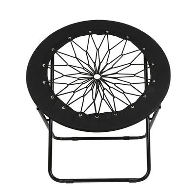 Durable Outdoor Camping Leisure sports Moon Chair Round Bungee Chair High Elastic Cord Beach Chair