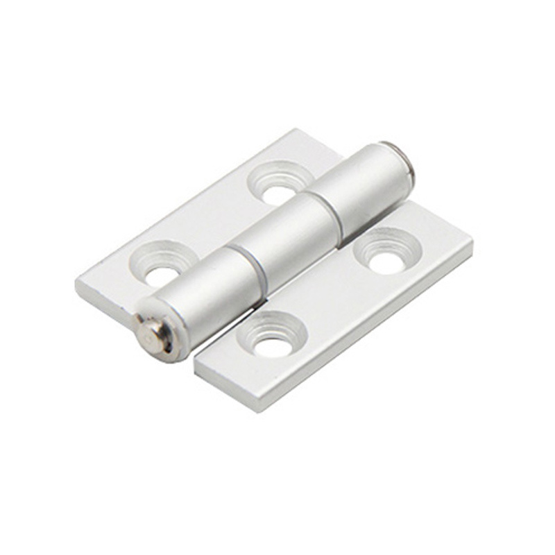 Aluminium CNC Extrusion Hinge for 3030 4040 6060 aluminium extrusion Metal Door connector aluminum hinges