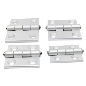 Aluminium CNC Extrusion Hinge for 3030 4040 6060 aluminium extrusion Metal Door connector aluminum hinges