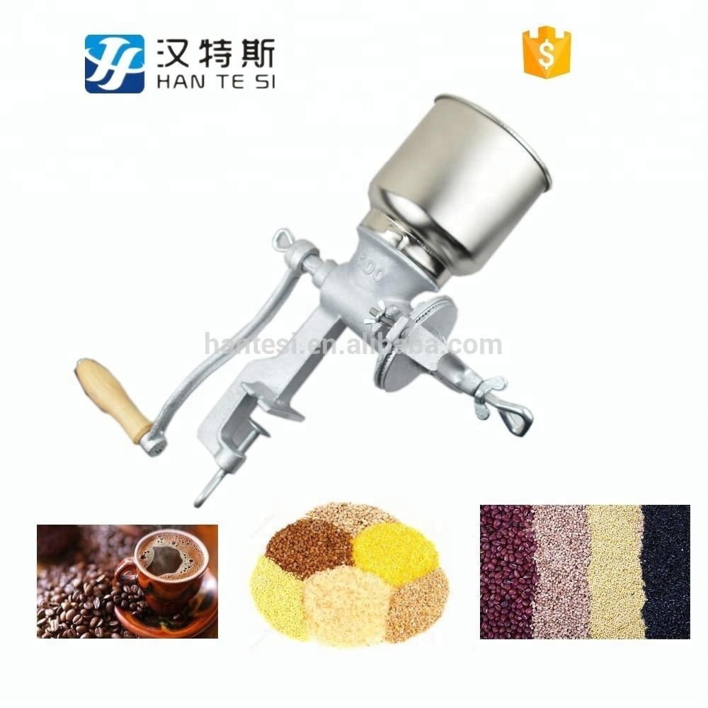 High feeder cereal corn mill, small hand operated grain miller for animal food