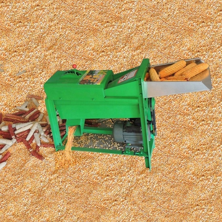 Factory Supply 1.5-2t/h Electric Motor Maize Cribbler Threshers Engine Driven  Corn Sheller