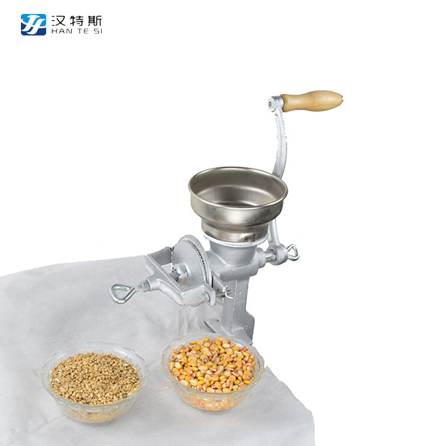 Homemade Hand Operated Manual Dry Corn Mill Grinder for Sale