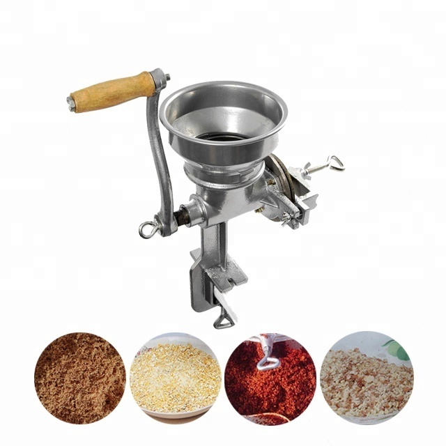 Homemade Hand Operated Manual Dry Corn Mill Grinder for Sale