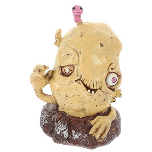 Resin plant potato mutant statue Halloween zombie outdoor patio decoration