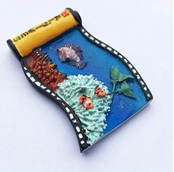 Maldives Ocean 3D resin refrigerator magnet collection souvenir