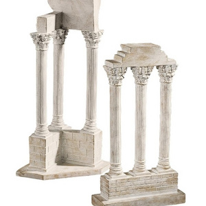 Resin Roman forum columns Antique stone souvenir statues outdoor statues