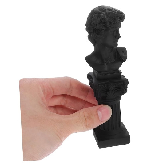 Resin Roman column statue of David home Roman desk office decoration