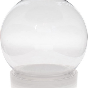 DIY Clear Plastic Empty Water Globe Snow Globe