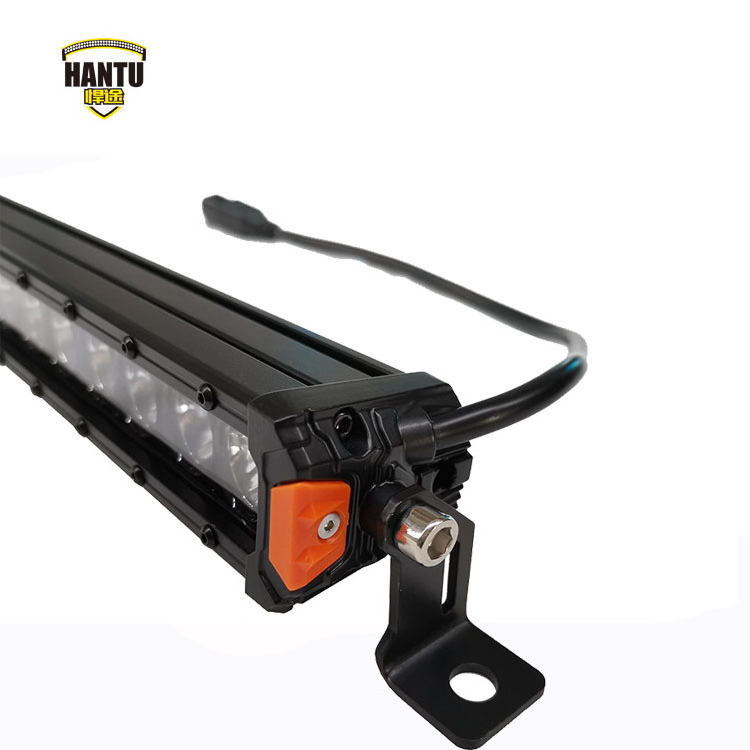 15 inch 60W extra slim light bar with bottom bracket and side bracket for grille and roof rack work light