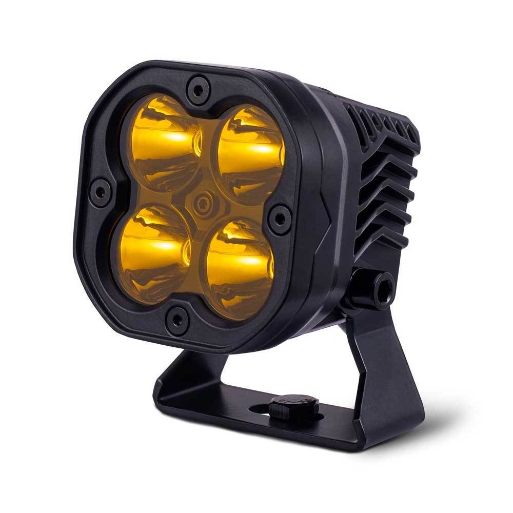 Hantu HT-G032 Auxiliary driving light 12V 24V Led Pod Light 3 inch yellow spot beam 40W off road ditch light for car