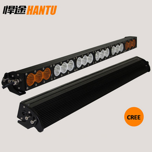 HT-24180 auto spotlight led working light single row slim housing car light led headlight for offroad