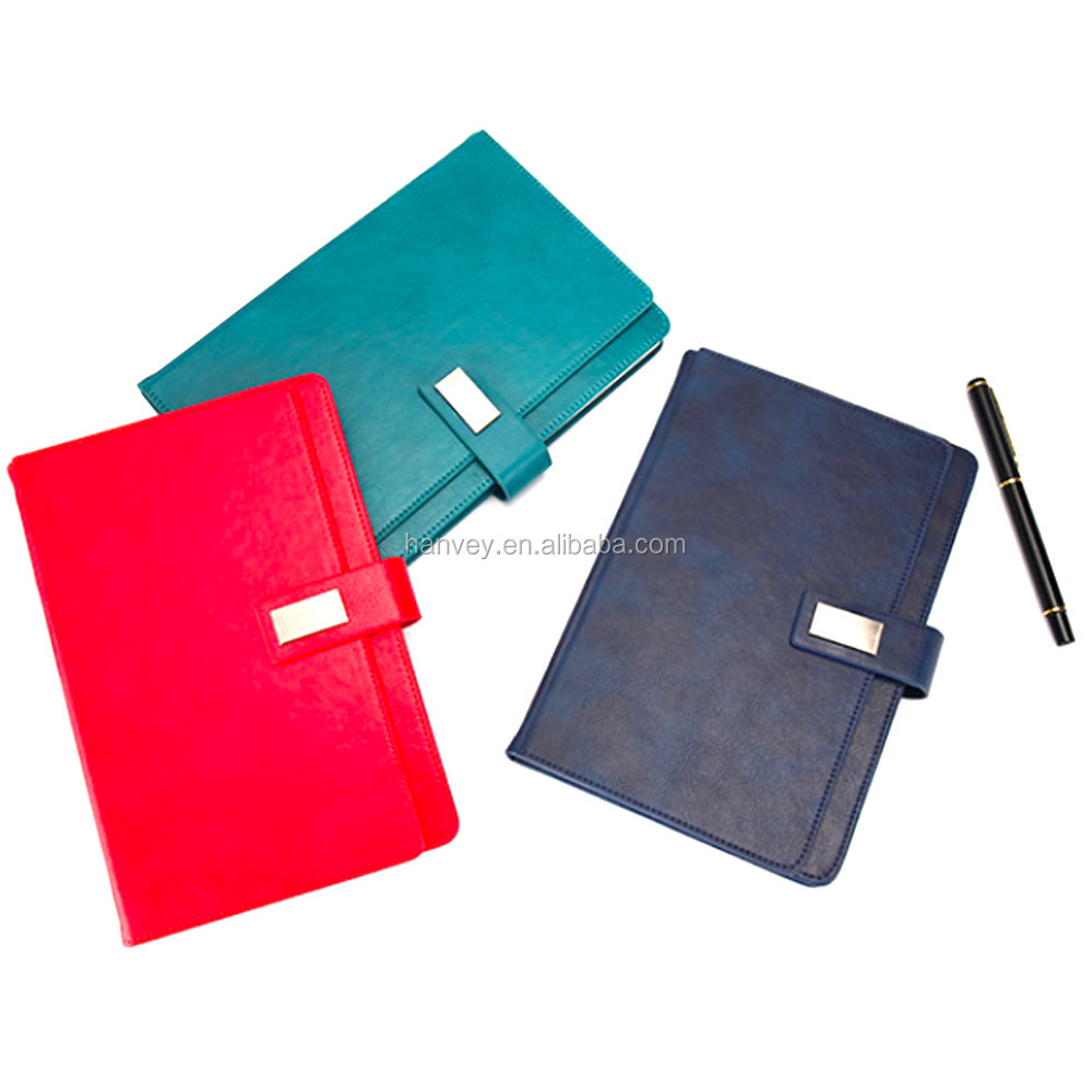 Factory price wholesale cheap promotion gift custom PU leather cover A5 notebook with metal ball pen business gift set