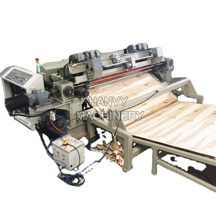 Hanvy plywood machine Mitsubishi System 4ft 6ft 8ft veneer rotary peeling lathe with CE