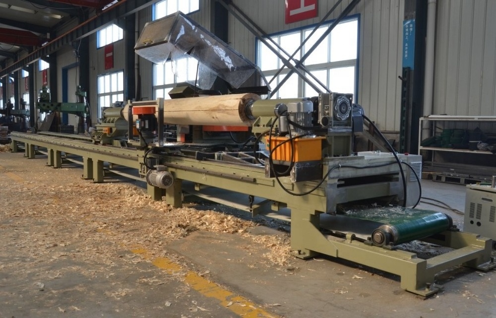 Woodworking 8m-12m Wood Log Turning Lathe for Log Home Machinery