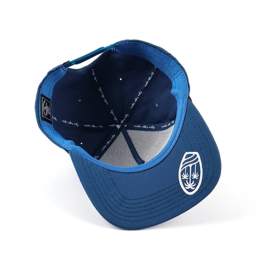 OEM Custom High Quality 5 Panel Foam Front Polyester Baseball Cap,Embroidery Logo waterproof rope baseball hat gorras