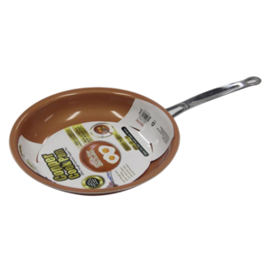 In Stock 12" Non-stick Pan Stainless Steel Handle Sartenes Sartenes-antiadherent Cookware Aluminum Non-stick Copper Frying Pan