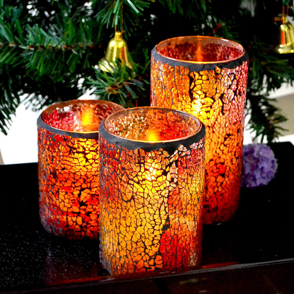 Elegant Decorative Flameless Wax Candles Scented Velas Wholesale Home Office Meditation Holidays Diwali Religion Great Gifts