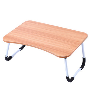 Home Working Folding Breakfast Portable Lap Standing Wooden Foldable Laptop Table Escritorio Mesa Plegable Bed Computer Desk