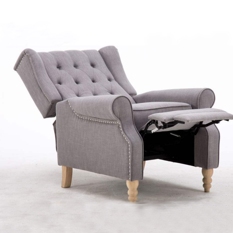 Factory Modern Design Furniture Tumbona High Quality Modern Kursi Sedia Cadeira Sillas Luxury Single Velvet Recliner Chair