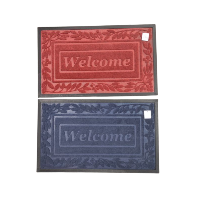 Welcome Logo Antiskid Rubber Back Doormat Floor Mat Printed Alfombra Tapis Teppich For Home Office Entrance Customizable Carpets