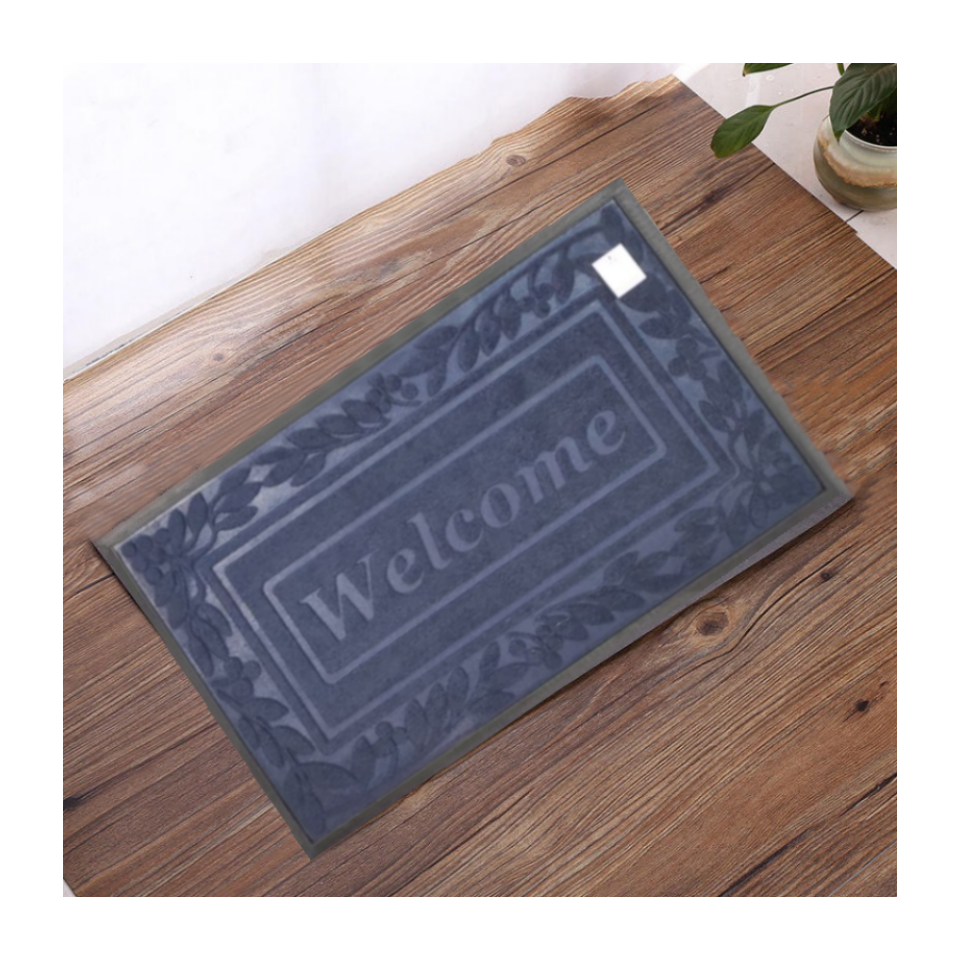 Welcome Logo Antiskid Rubber Back Doormat Floor Mat Printed Alfombra Tapis Teppich For Home Office Entrance Customizable Carpets