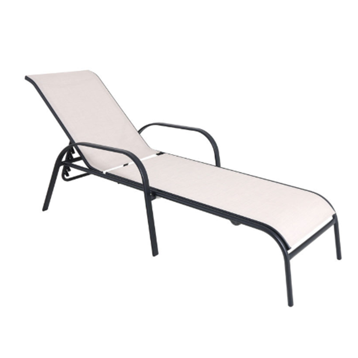 Portable Outdoor Folding Recliner Back Chair Metal Garden Patio Beach Restaurant Leisure Lunch Rest Camping Chair