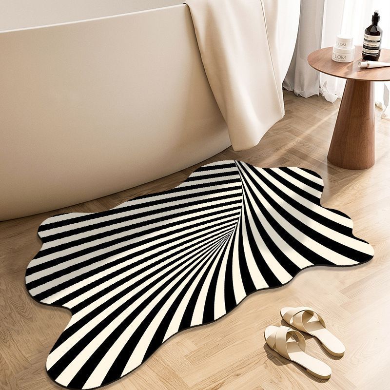 Custom Absorbent Shower Mat Tapetes Para Bao Anti Slip Diatomaceous Earth Quick Dry Floor Nonslip Rubber Mats