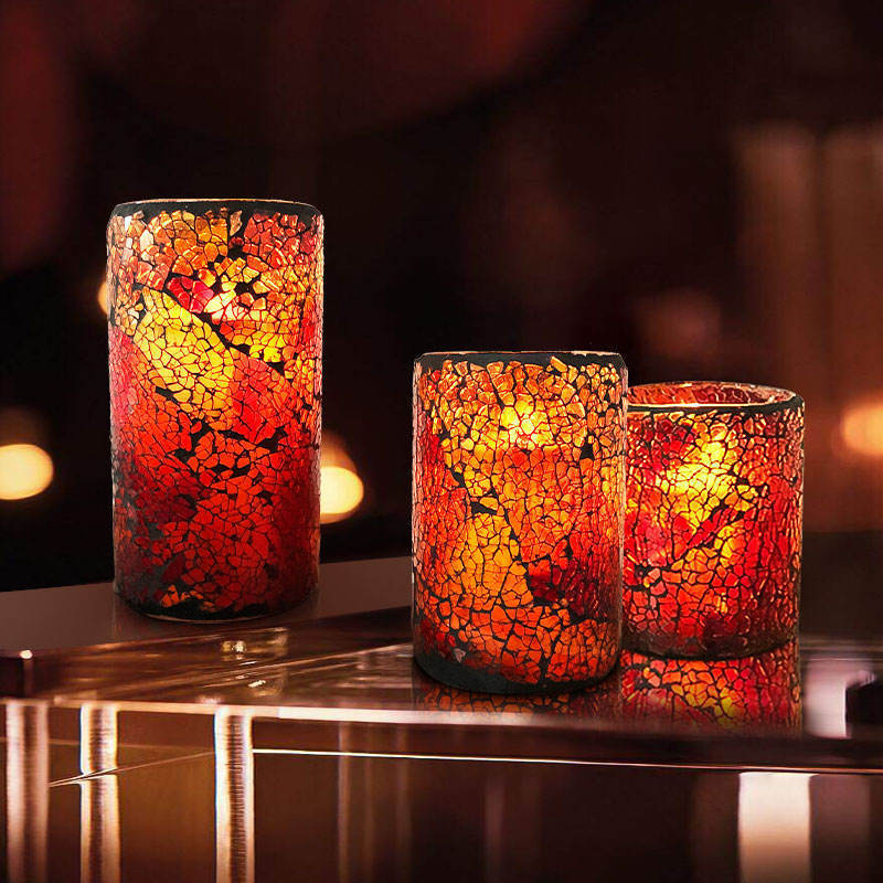 Elegant Decorative Flameless Wax Candles Scented Velas Wholesale Home Office Meditation Holidays Diwali Religion Great Gifts