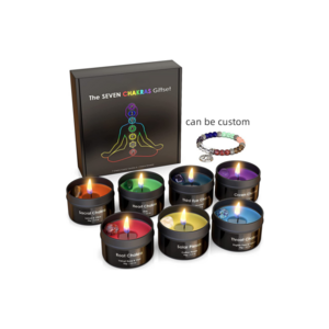 Candles Home Fragrance Scented Set De Velas Chakras Kit Luxury Bougie Parfumee Candles Aromatherapy Scented Candle