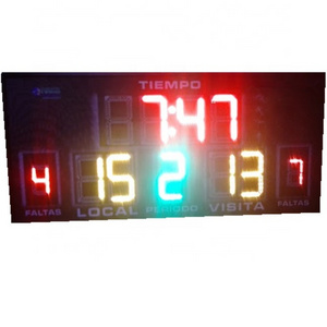 Latest electronic digital stadium Sports led football/led basketball scoreboards/led electronic scoreboard display